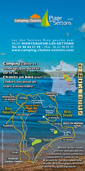 Camping Chalets plage des Settons