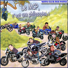 Lancer la bande dessinée - Copyright © Moto Club Des Potes